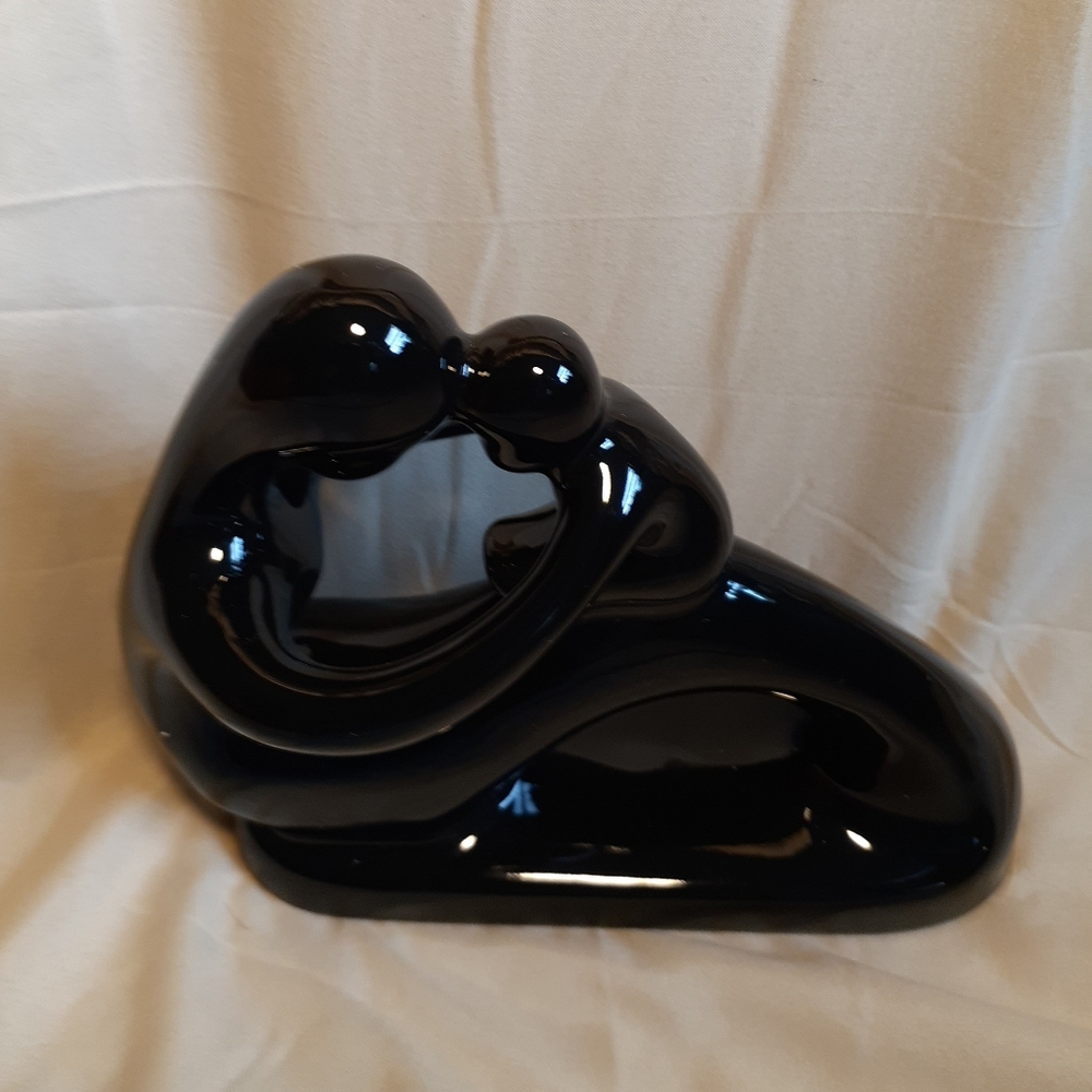 Porcelain Mother and Child Figurine